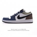 耐克 乔丹Air Jordan 1 Low Aj1 乔1 乔丹1代Aj1 低帮复古文化休闲运动篮球鞋。从1985 年面世的元年款汲取设计灵感，采用简洁大方的经典