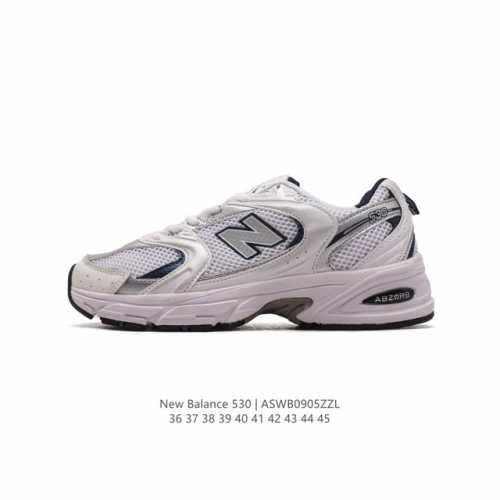 真标 新百伦 Nb530 New Balance 530 复跑古鞋nb530这鞋双确实是nb家经复典古款式之一，以全科新技诠释，成打功造530鞋款。鞋面保在持5