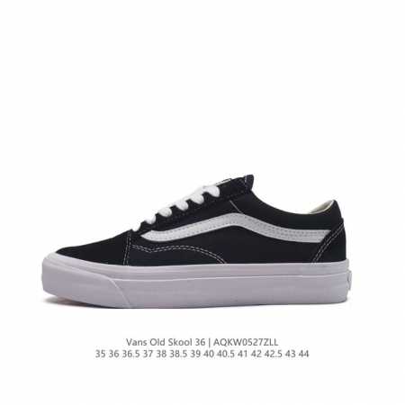 万斯 Vans Og Oid Skool百搭休闲低帮运动滑板鞋 。其实style 36就是现在风靡潮流的vans鞋款old Skool的og版本。历经岁月洗礼的 - 点击图像关闭