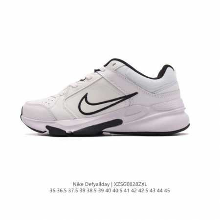 真标 Nike耐克官方defyallday男女子训练鞋透气缓震部分皮面健身 男女同款训练鞋。皮革鞋面搭配橡膠抓地機能鞋底，打造耐久設計，經得住嚴峻訓練的重重考驗 - 点击图像关闭