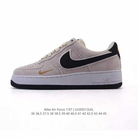 耐克 Nike Air Force 1 '07 Low 空军一号含气垫 低帮百搭厚底增高 小白鞋 休闲运动板鞋。柔软、弹性十足的缓震性能和出色的中底设计，横跨复 - 点击图像关闭