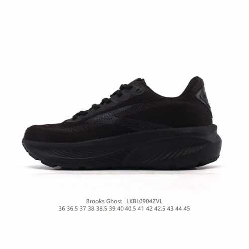 新品公司级 布鲁克斯Brooks Ghost 幽灵 17 经典鞋款厚底增高运动老爹鞋，Max 坐垫。搭载 Dna Loft V3 氮气超临界发泡中底，前掌厚度