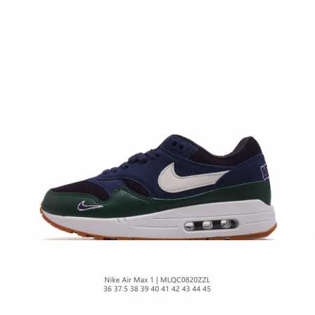 耐克 Nike Air Max 1 初代复古气垫慢跑鞋 男女士运动鞋。由tinker Hatfeld和mark Parker在 7年设计 灵感来自于巴黎蓬皮杜中 - 点击图像关闭