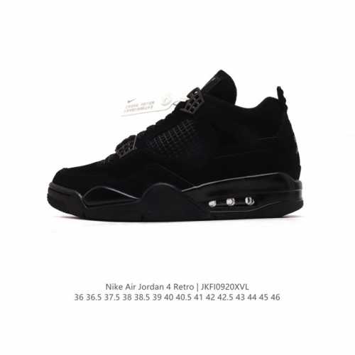 公司级 耐克 Nike Air Jordan 4 Retro Og迈克尔 乔丹aj4代乔4 中帮复古休闲运动文化篮球鞋。秉承轻量化的速度型篮球鞋设计思想完成设计