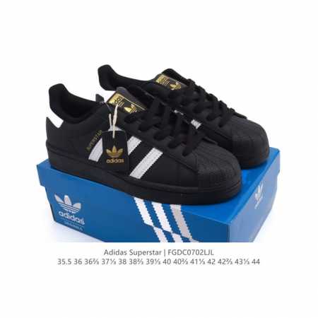 阿迪达斯 Adidas Superstar 2025年新款鞋子 蛇年新款经典贝壳头系列 新款休闲板鞋潮流女士运动鞋 。鞋面柔软皮革拼接材质 标志性的贝壳鞋头，简 - 点击图像关闭