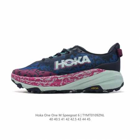 公司级 Hoka One One Speedgoat 6 飞速羚羊6 飞速羚羊系列的第六代越野跑鞋男士运动鞋，鞋款采用动态鞋面与内部支撑系统，并搭载hoka久经 - 点击图像关闭