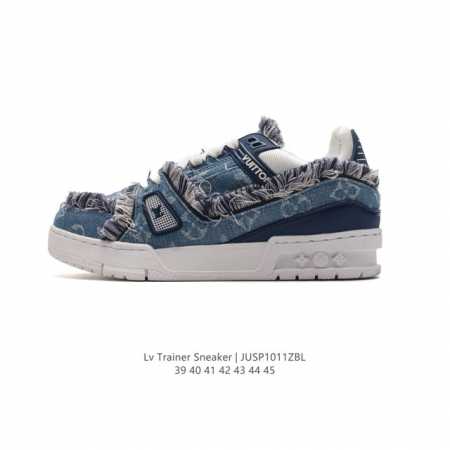 公司级 路易威登louis Vuitton Lv路易威登板鞋 时尚厚底增高运动鞋 潮男鞋 舒适防滑底和百搭性霸屏整个时尚娱乐圈，细节调整完美主义！鞋面采用专柜z - 点击图像关闭