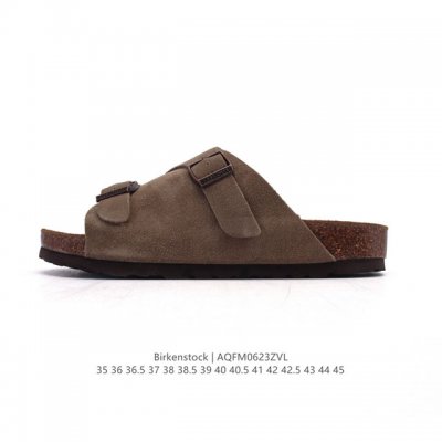 公司级 德国百年知名鞋履品牌 博肯Birkenstock 勃肯拖鞋系列凉拖鞋休闲沙滩凉鞋 Birkenstock勃肯德国进口男女款牛皮绒面革软底Arizona双