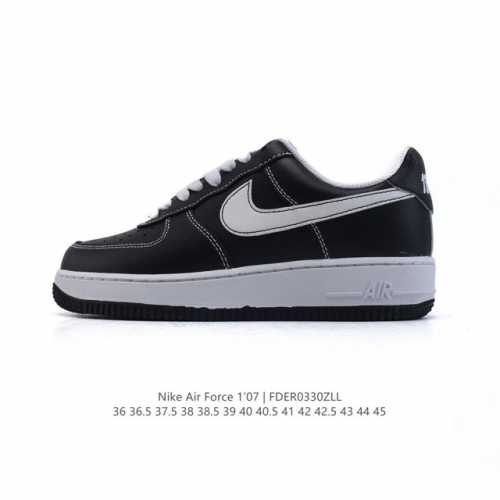 耐克 Nike Air Force 1 '07 Low 空军一号含气垫 小白鞋 2025年 蛇年新款 低帮百搭厚底增高休闲运动板鞋。柔软、弹性十足的缓震性能和出