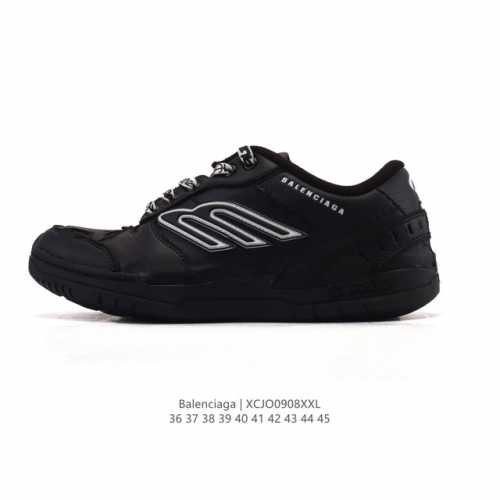 Balenciaga 巴黎世家 Hamptons Worn Out 18代 手工做旧款 牛皮革 复古圆头系带低帮休闲鞋 码数：36-45 编码：Xcjo0908