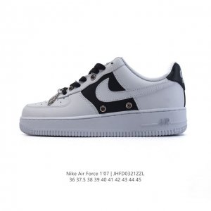 140 耐克 Nike Air Force 1 '07 Low 空军一号 小白鞋 含气垫 低帮百搭厚底增高休闲运动板鞋。柔软、弹性十足的缓震性能和出色的中底设计