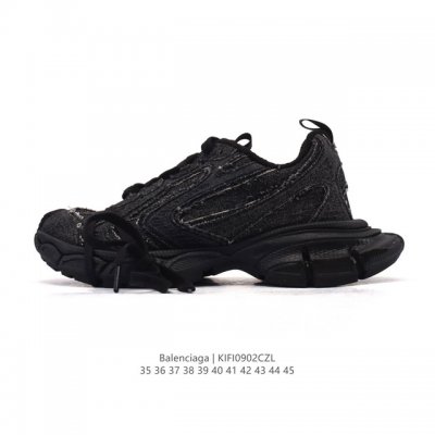 公司级！Balenciaga 3Xl Sneakers 巴黎世家十代网布系带低帮走秀复古老爹鞋 在延续 Balenciaga Runner 轮廓和复杂鞋面塑胶结
