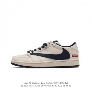 公司级travis Scott X Fragment Design X Jordan Air Jordan 1 Low Og Sp Aj1 乔1 联名低帮文化休