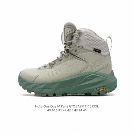 公司级 HOKA ONE ONE Kaha GTX 男女子登山鞋高邦徒步鞋减震防水支撑 卡哈2防水版靴子 缓震登山运动鞋。双密度中底提高缓震性，延伸后跟带来稳定 - 点击图像关闭