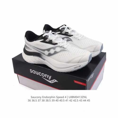 新品公司级 索康尼新鞋！英伦竞速风Saucony伦敦限定Endorphin Speed4Saucony索康尼啡速4跑鞋缓震回弹马拉松竞速训练跑步透气运动鞋子Sp