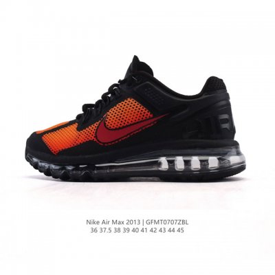 公司级 耐克 Nike Air Max 系列经典人气单品强势回归。Nike Air Max 2013 男女子气垫运动鞋 厚底增高跑步鞋，延续以往的时尚格调和运动