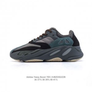 150 阿迪达斯（Adidas） Yeezy Boost 椰子 700 限量3M休闲运动跑步鞋复古厚底增高老爹鞋。鞋面由皮革和绒面革打造，部分网眼面料的使用提供