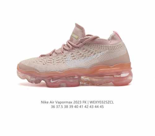 耐克 男女鞋 Nike Air Vapormax2023 Fk Flyknit 运动鞋全掌长气垫 缓震跑步鞋 打孔鞋垫透气出众 可抽出来详细查看 弹性 Flyk