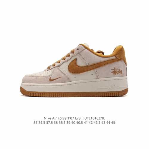 公司级 Af1耐克 Nike Air Force 1 ‘07 Low 空军一号 厚底增高百搭运动板鞋 原楦头原纸板 打造纯正空军版型，专注外贸渠道 全掌内置蜂窝