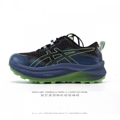 新品 亚瑟士 Asics Gel-Trabuco Max 3 舒适缓震耐用 竞速防滑耐磨 低帮 越野跑步鞋 男款 跑鞋参数 中底采用Ff Blast+ 亚瑟士独