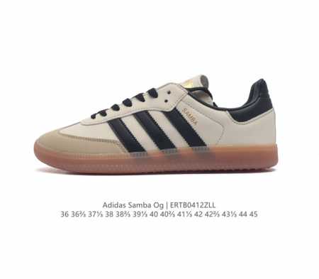 阿迪达斯 德训鞋 Adidas Originals Samba Og Shoes 经典运动鞋小白鞋 T头鞋 男女鞋 彰显休闲摩登风情的时尚经典鞋。它诞生于50年 - 点击图像关闭