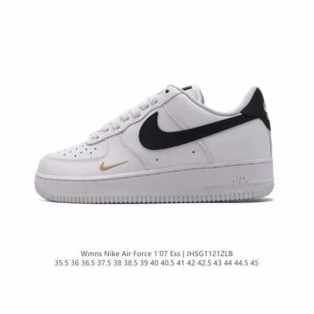 头层皮 耐克 Nike Air Force 1‘07 Ess 空军一号 Af1 运动鞋复古板鞋 厚底增高男女鞋。以实力演绎传奇篇章。从 80 年代的篮球场到现今 - 点击图像关闭
