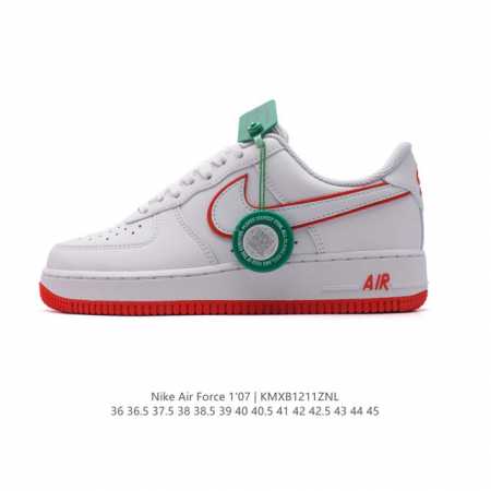 公司级 附赠送logo清洁刷 Af1耐克 Nike Air Force 1 ‘07 Low 空军一号 小白鞋 厚底增高百搭休闲运动板鞋 原楦头原纸板 打造纯正空 - 点击图像关闭