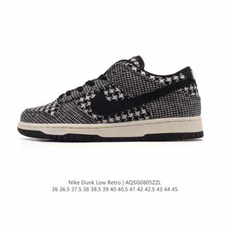 真标 耐克 Nike Sb Dunk Low Pro 男款运动鞋复古板鞋。采用柔软织物鞋面，经久耐穿，塑就如元年款 Dunk 般的复古质感。鞋头透气孔，搭配鞋口 - 点击图像关闭