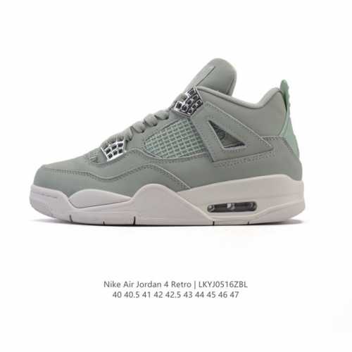真标 耐克 Nike Air Jordan 4 Retro Og迈克尔 乔丹Aj4代乔4 中帮复古休闲运动文化篮球鞋 秉承轻量化的速度型篮球鞋设计思想完成设计