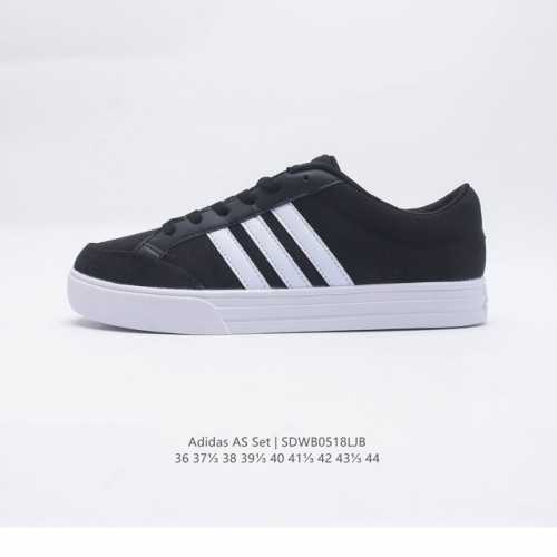 阿迪达斯adidas Gvp Canvas Str Vs Set 帆布鞋面 休闲校园低帮情侣板鞋 尺码: 36 37 38 39 40 41 42 43 44