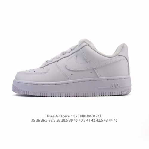 耐克 Nike Air Force 1 '07 Low 空军一号含气垫 小白鞋 2025年 蛇年新款 低帮百搭厚底增高休闲运动板鞋。柔软、弹性十足的缓震性能和出