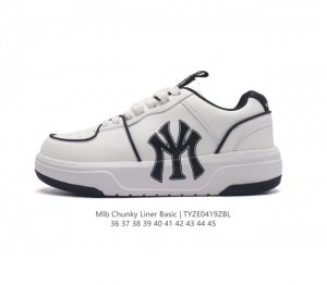 Mlb Chunky Liner Basic 人气单品学长鞋系列轻量增高厚底百搭休闲运动板鞋 男女轻便胶鞋 高级街头休閒品牌鞋。Mlb Chunky Liner