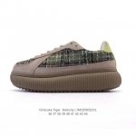 新品 Onitsuka Tiger 鬼塚虎 Delecity 鞋帮高度 低帮 功能 平衡,支撑,增高,耐磨 运动系列 时尚休闲松糕跟 厚底增高小白鞋。Onits