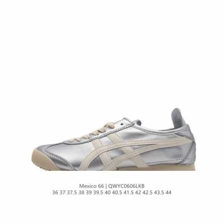 Asics 亚瑟士 男女鞋真标半码制 日产经典老牌-鬼塚虎 Onitsuka Tiger Mexico 66经典墨西哥系列复古经典百搭板鞋休闲运动鞋慢跑鞋。采用 - 点击图像关闭