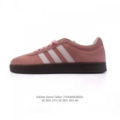 阿迪达斯 Adidas Vl Court Classic Shoes 运动休闲板鞋德训鞋 T头鞋 这款Adidas经典运动鞋，以经典造型塑就百搭风格。灵感源自A