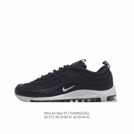 耐克nike休闲鞋 经典 气垫 Air Max 97 子弹气垫低帮运动鞋。Air Max '97 运动跑鞋以流线型鞋身和卓越科技为热爱运动的你造就全方位防护，强 - 点击图像关闭