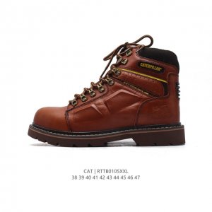 公司级 Cat Footwear Cat 卡特工装 休闲复古男鞋系列靴子 中高帮马丁靴 新款潮板鞋 专治各种不帅 鞋身轻便 舒适性相当不错 橡胶大底 上身随意搭