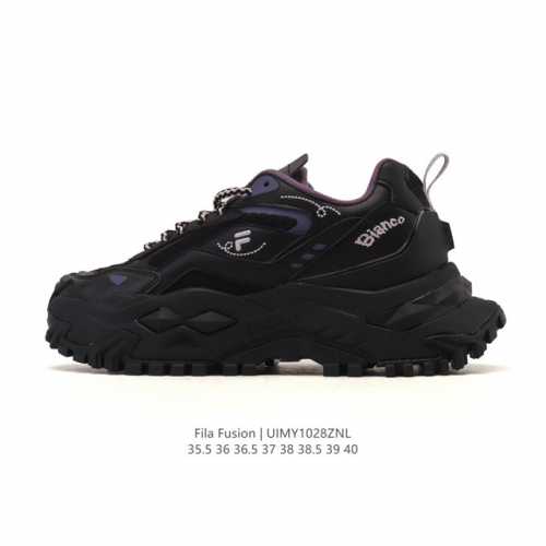 公司级 斐乐 女款老爹鞋 Fila Fusion 厚底增高百搭运动鞋 意大利百年经典运动品牌，网红单品 小红书推荐爆款 Fila斐乐新款小白鞋斐乐潮牌文化街头风