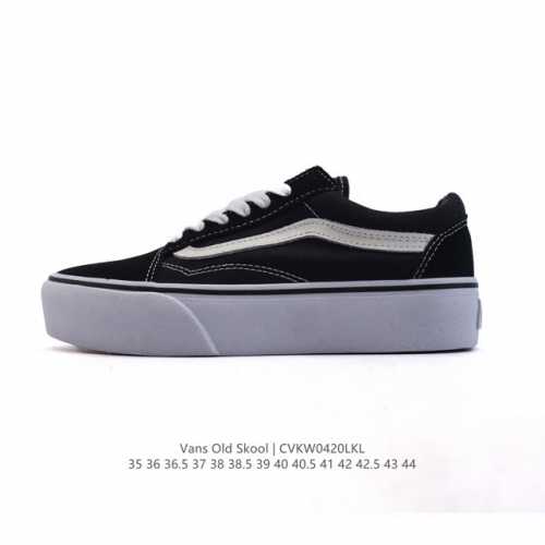 万斯 Vans Og Oid Skool百搭休闲低帮运动滑板鞋 其实Style 36就是现在风靡潮流的Vans鞋款Old Skool的Og版本。历经岁月洗礼的复