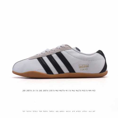 新品 阿迪达斯 Adidas Originals Tokyo 经典舒适 防滑耐磨 低帮 板鞋 男女同款 蓝色一双封神 复古薄底鞋美到犯规啦薄底鞋是今年的流行趋势