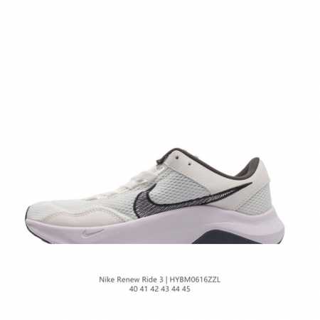 耐克 Nike 经典男士跑步鞋renew Ride 3轻质透气运动鞋缓震舒适百搭老爹鞋。当菜单上有日常跑步时，Nike Renew Ride 3 会提供平稳柔软 - 点击图像关闭