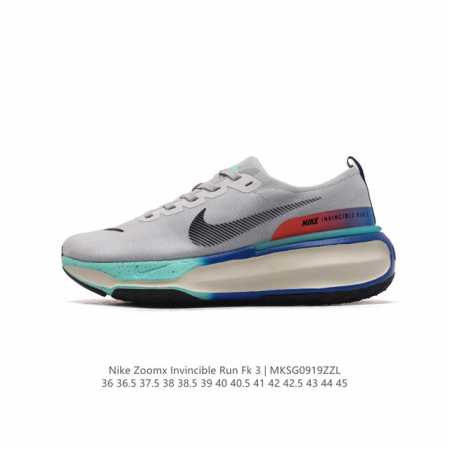 真标 耐克 Nike Zoomx Invincible Run Fk 3 机能风格运动鞋 厚底增高老爹鞋，最新一代的invincible 第三代来了！首先鞋面采 - 点击图像关闭