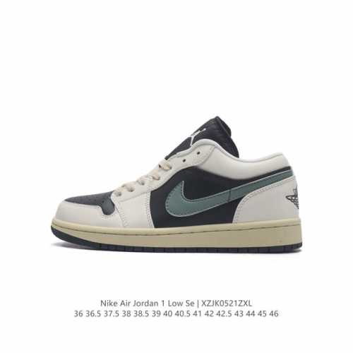 耐克 乔丹air Jordan 1 Low Aj1 乔1 乔丹1代aj1 低帮复古文化休闲运动篮球鞋。该鞋款从 1985 年元年款汲取设计灵感，焕新演绎简约经典