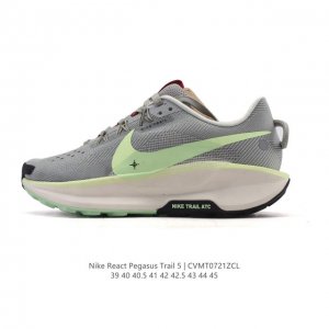 耐克 Nike Pegasustrail5男越野跑步鞋夏新款耐克飞马该鞋款搭载出众回弹的 Reactx 泡绵中底，多种地面，皆可轻松驾驭。采用别致设计。上脚潮鞋