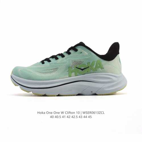 新款 Hoka One One 推出升级 Clifton 10 克利夫顿10代 男士休闲跑步鞋轻量缓震运动鞋。Hoka One One的Clifton克利夫顿系