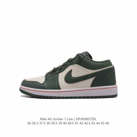 耐克 乔丹air Jordan 1 Low Aj1 乔1 乔丹1代aj1 低帮复古文化休闲运动篮球鞋。从 5 年面世的元年款汲取设计灵感，采用简洁大方的经典外观 - 点击图像关闭