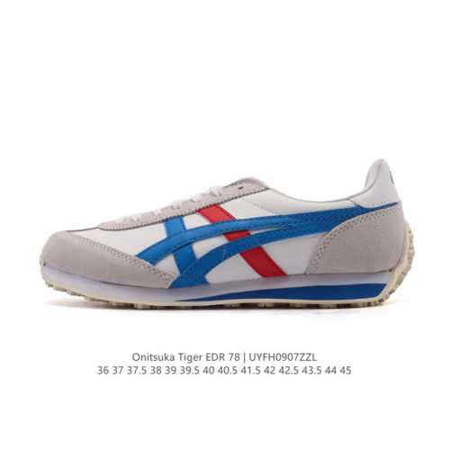 新品 Onitsuka Tiger鬼塚虎阿甘鞋Edr 78休闲鞋78系列 中性休闲运动鞋，复古风的日常百搭神器它的设计灵感来源于经典跑步鞋，简约又不失时尚感。经