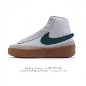 160 耐克 新款（Nike）Blazer Phantom Hi 高帮男女子运动板鞋 厚底增高休闲鞋。采用轻盈利落设计，焕新演绎经典鞋款。该鞋款带来舒适足底体验
