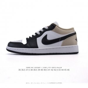 耐克 乔丹Air Jordan 1 Low Aj1 乔1 乔丹1代Aj1 低帮复古文化休闲运动篮球鞋，从1985 年面世的元年款汲取设计灵感，采用简洁大方的经典