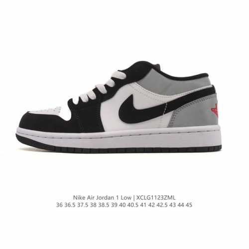 公司级 真标 耐克 乔丹Air Jordan 1 Low Aj1 乔1 乔丹1代Aj1 低帮复古文化休闲运动篮球鞋。该鞋款从 1985 年元年款汲取设计灵感，焕